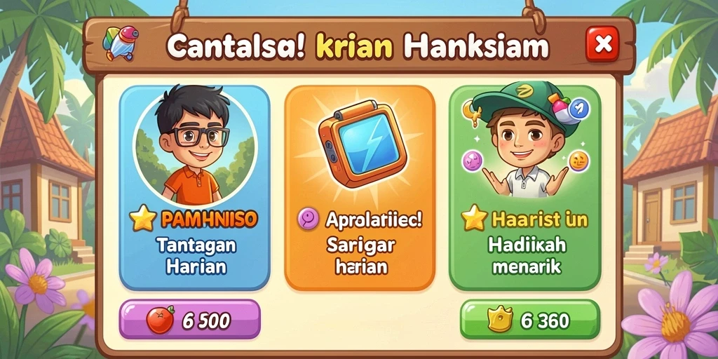 c7890 - Gambaran lingkungan yang penuh warna dan detail.